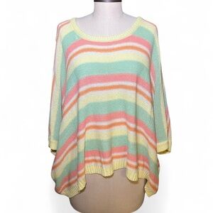 By Together Pastel Striped Women's Sweater